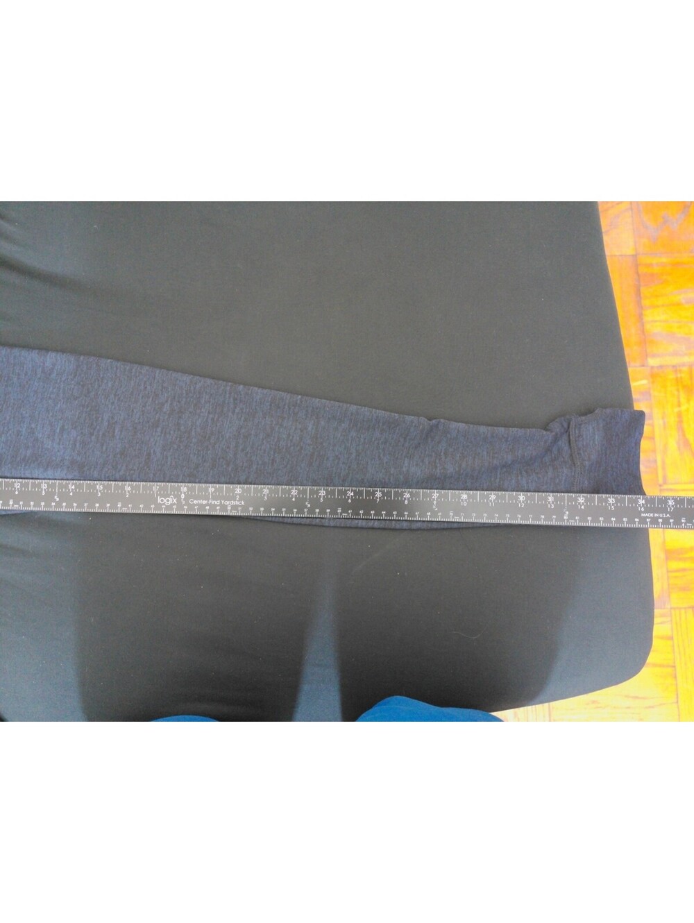 NWT Yogalicious Leggings Womens Black Size M High Waist Yoga Pants Stirrup Ankle - Picture 8 of 8